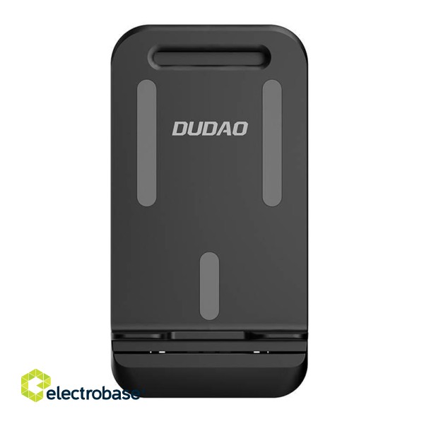 Mini foldable desktop phone holder Dudao F14S (black) image 2