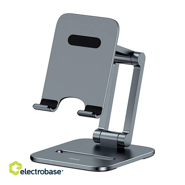Stand holder Baseus Biaxial for phone (grey) image 2