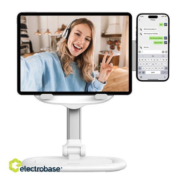 Tablet/Phone Stand Baseus Seashell Series White image 7
