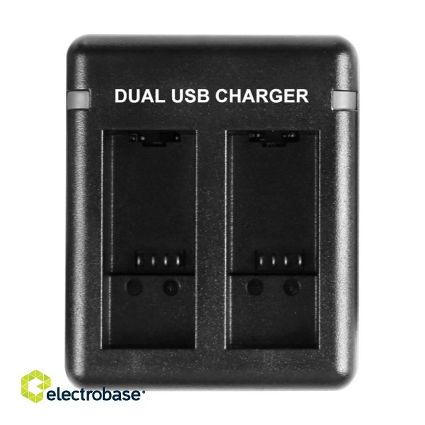 2-slot charger Puluz PU919B for GoPro Hero 9/10/11/12 фото 1