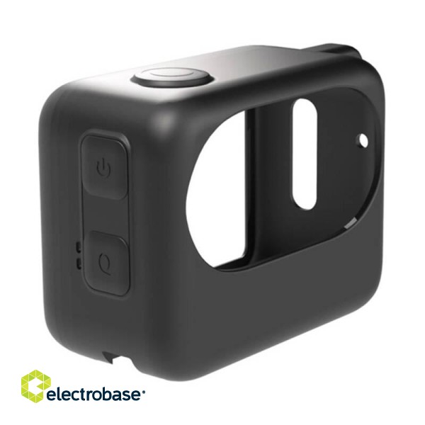 Camera Charging Case PULUZ Silicone Case For Insta360 GO 3 (black) фото 1
