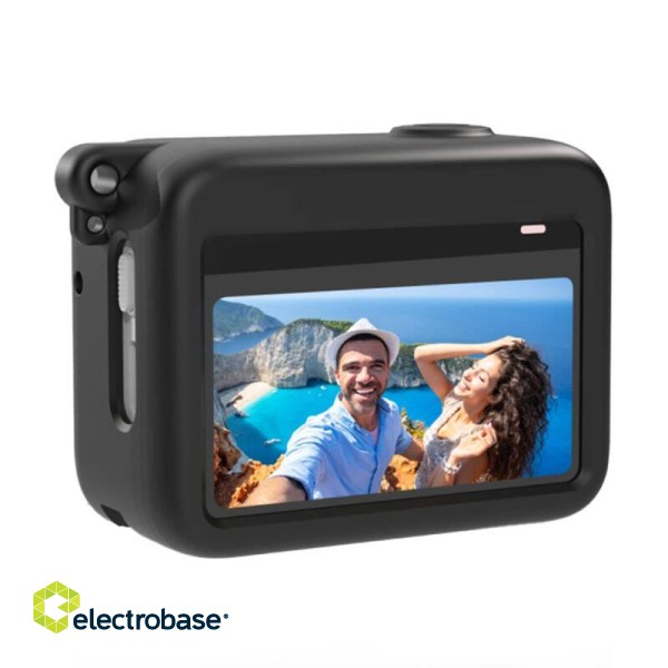 Camera Charging Case PULUZ Silicone Case For Insta360 GO 3 (black) фото 2