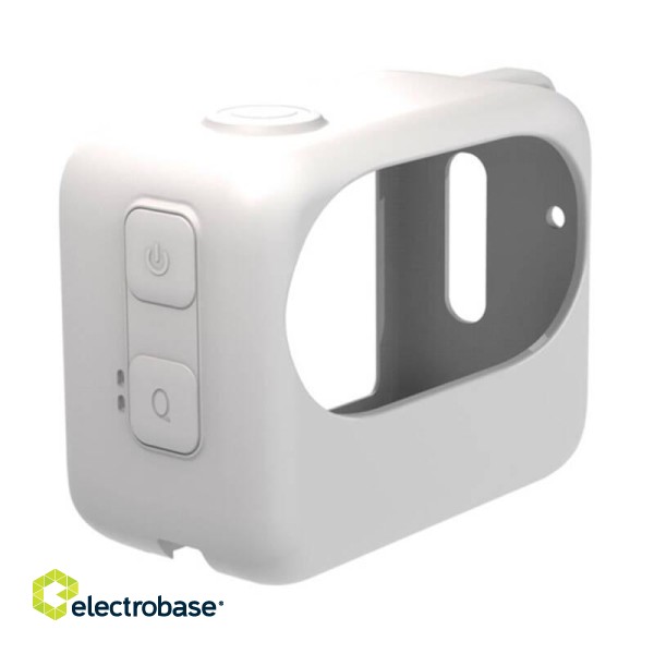 Camera Charging Case PULUZ Silicone Case For Insta360 GO 3 (White) image 1