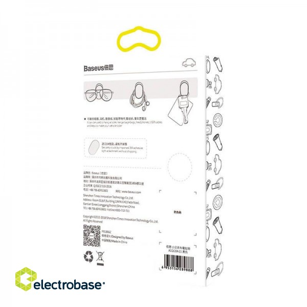 Baseus Hooks, self-adhesive hangers 4 pieces image 9