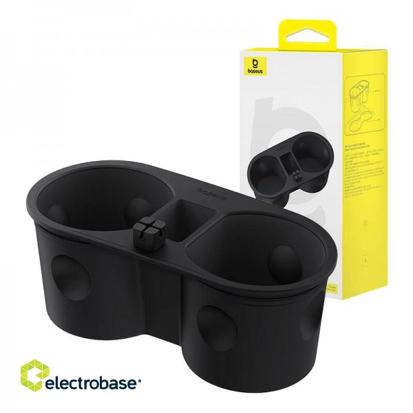 Baseus T-Space cup holder for Tesla (black) image 8