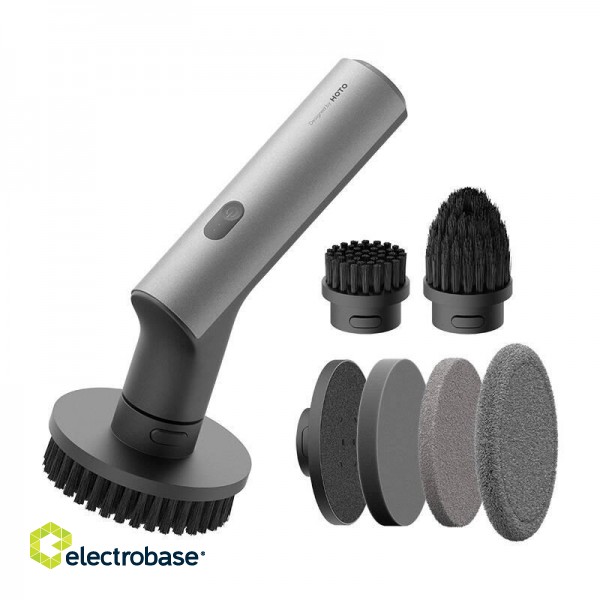 Electric cleaning brush HOTO QWQJS001, 7-in-1 set image 5