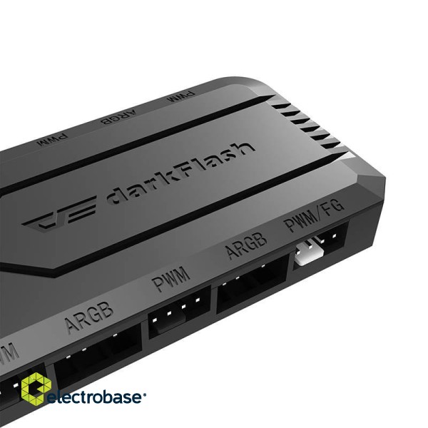 Fan control box for computer Darkflash RC2 RGB PWM + remote controller (black) image 8