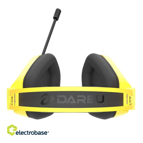 Gaming headphones Dareu EH732 USB RGB (yellow) paveikslėlis 3