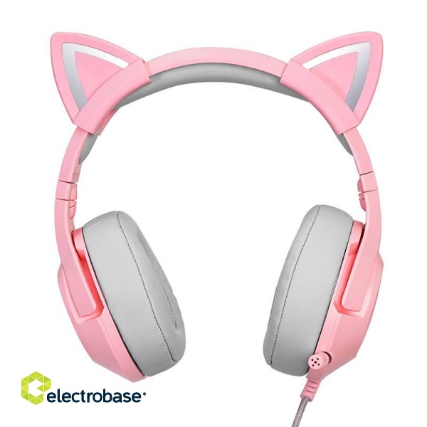 Gaming headphones ONIKUMA K9 Pink RGB image 3