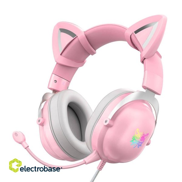 Gaming headphones ONIKUMA X11 Pink image 1