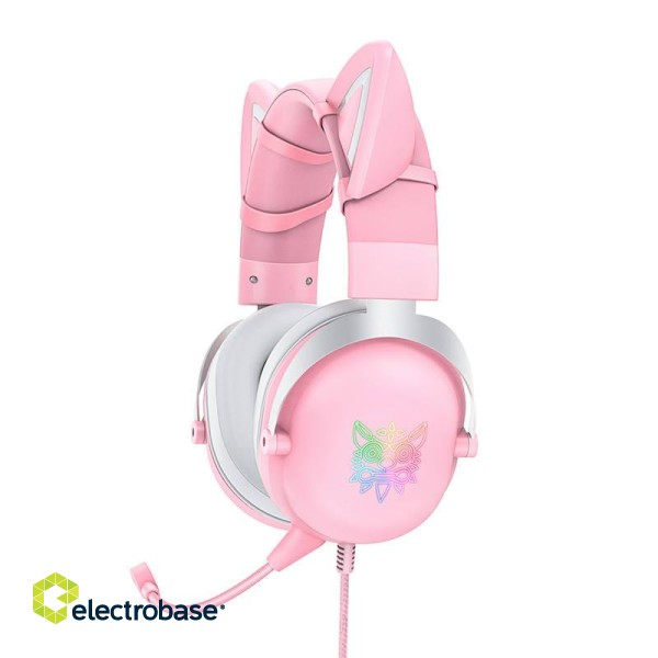 Gaming headphones ONIKUMA X11 Pink image 4