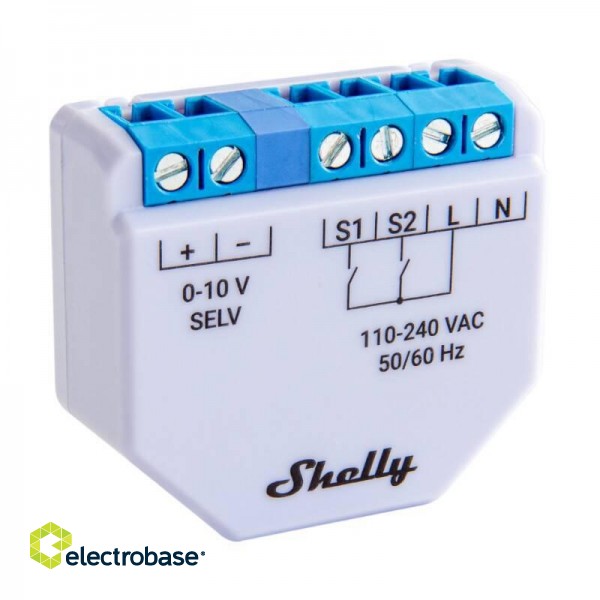 Shelly Plus WiFi 0-10V Light Dimmer image 1