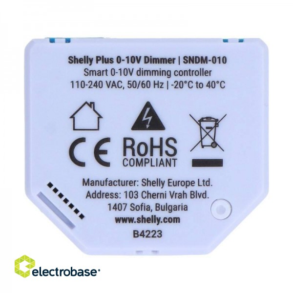 Shelly Plus WiFi 0-10V Light Dimmer image 4