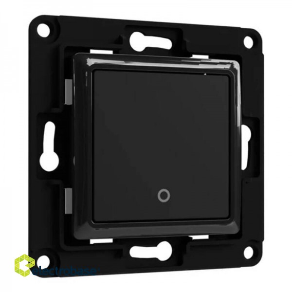 Shelly wall switch 1 button (black) фото 2