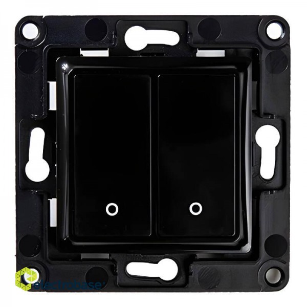 Shelly wall switch 2 button (black) image 1