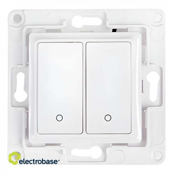 Shelly wall switch 2 button (white) фото 1