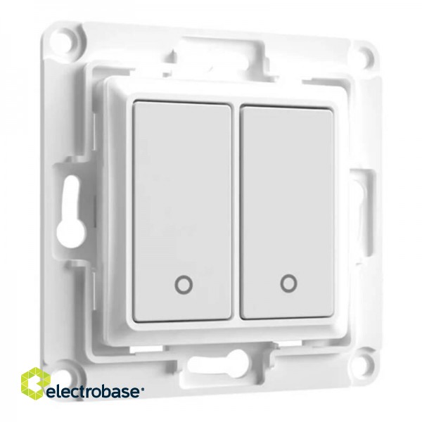 Shelly wall switch 2 button (white) image 2
