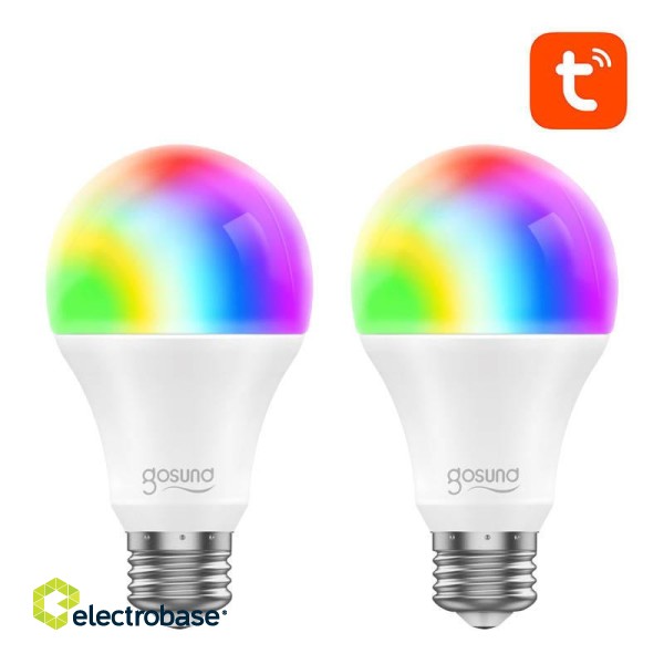 Smart Bulb LED WB4 (2-pack) Gosund (RGB) E27 Tuya image 1