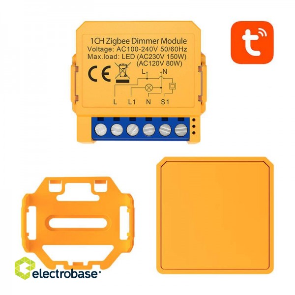 Smart socket switch ZigBee Avatto ZDMS16-2 TUYA paveikslėlis 2