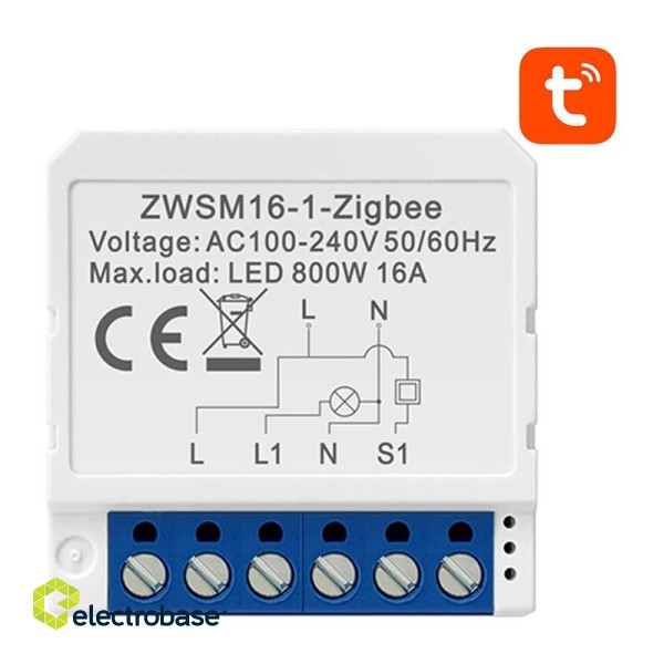 Smart Switch Module ZigBee Avatto ZWSM16-W1 TUYA