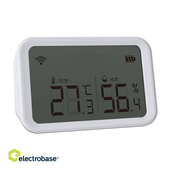 Smart Temperature and Humidity sensor HomeKit NEO NAS-TH02BH ZigBee with LCD screen paveikslėlis 1