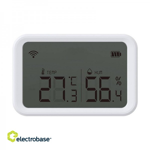 Smart Temperature and Humidity sensor HomeKit NEO NAS-TH02BH ZigBee with LCD screen paveikslėlis 2