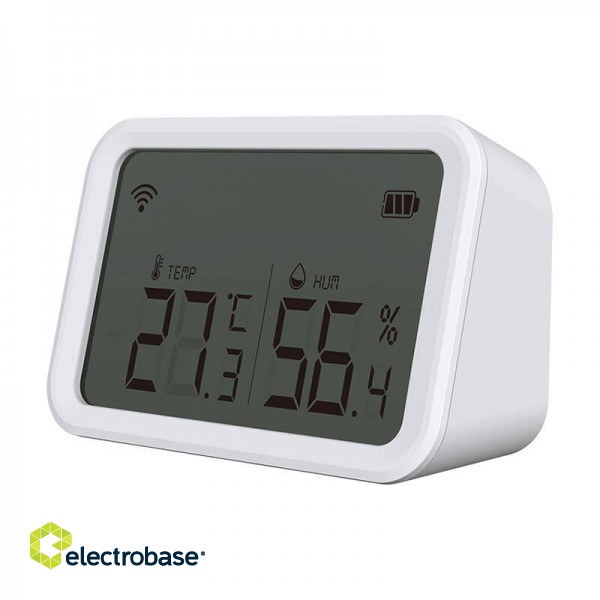 Smart Temperature and Humidity sensor HomeKit NEO NAS-TH02BH ZigBee with LCD screen paveikslėlis 5