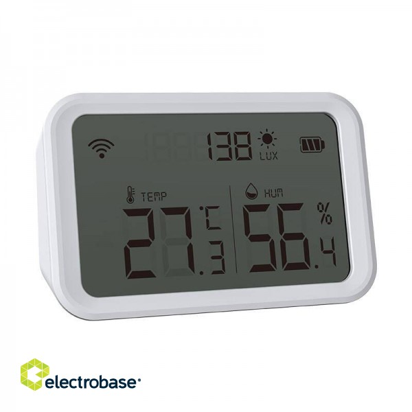 NEO NAS-TH02W Temperature and Humidity Sensor with Zigbee TUYA Display image 1