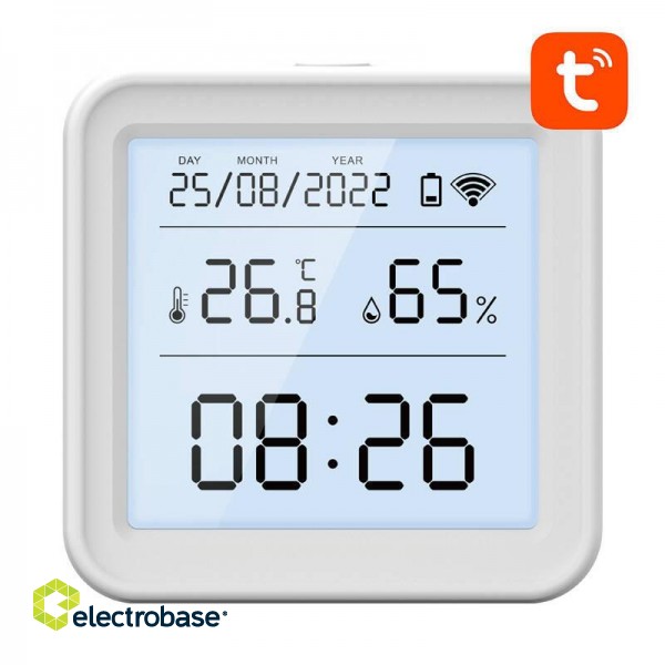 Smart temperature and humidity sensor Wi-Fi Gosund S6 (LCD screen, backlight) paveikslėlis 1