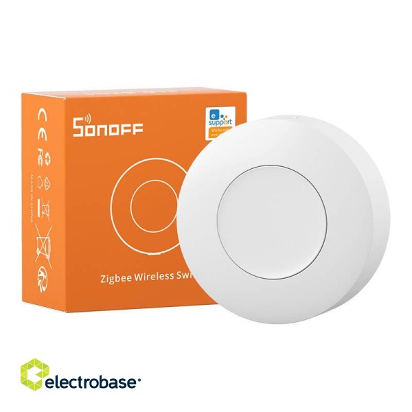 Smart Zigbee Wireless Button Sonoff SNZB-01P (round remote) фото 5