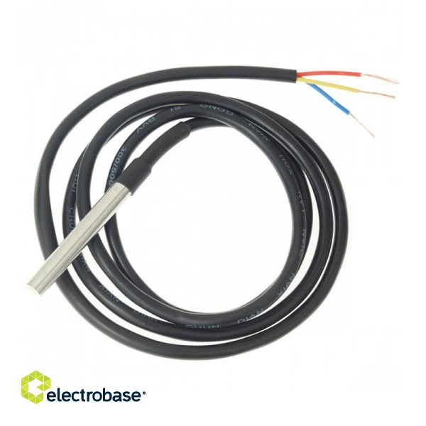 Temperature Sensor Shelly DS18B20 (1m cable) paveikslėlis 1