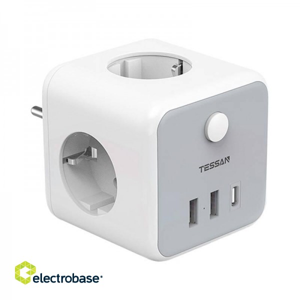 Tessan Wall Socket TS-301-DE-C image 1