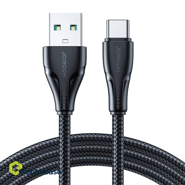 Cable USB Surpass / Type-C / 3A / 0.25m Joyroom S-UC027A11 (black) image 1