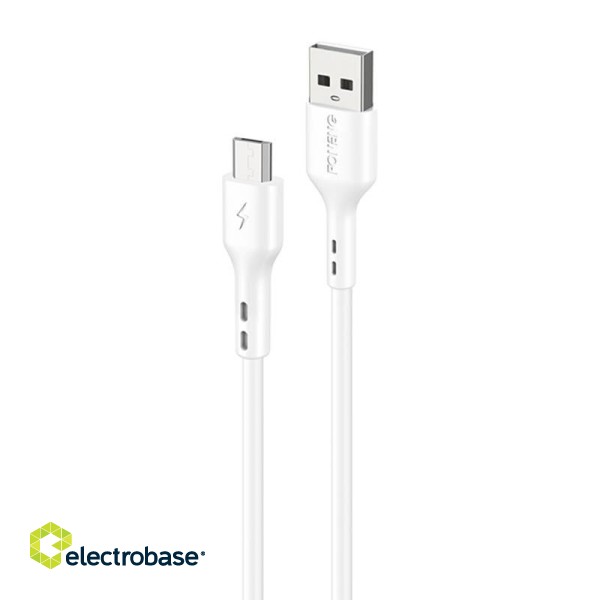 Foneng X36 USB to Micro USB Cable, 2.4A, 2m (White)