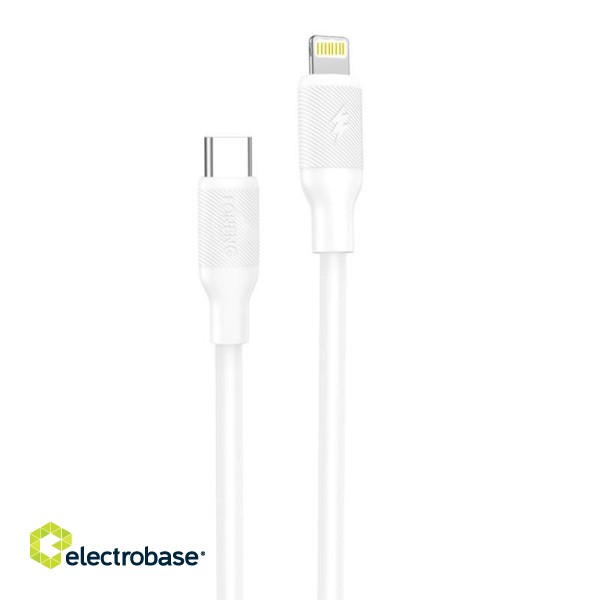 USB cable for Lightning Foneng X80, 27W, 1m (white)
