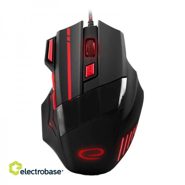 Esperanza EGM201R Wired gaming mouse (red) image 1