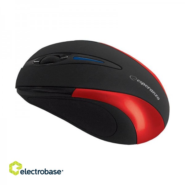 Esperanza EM102R Wired mouse (red) paveikslėlis 4