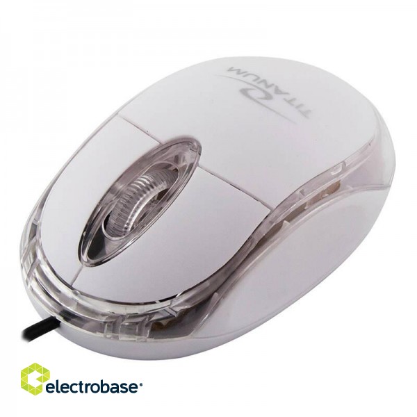 Esperanza TM102W Titanium Wired mouse (white)