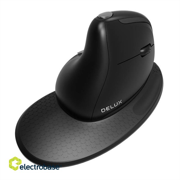 Wired Vertical Mouse Delux M618XSU 4000DPI RGB image 1