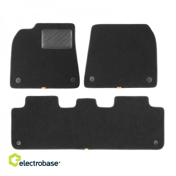 9-Piece Floor Mat for Tesla Y Baseus T-Space Series (black velvet) image 3