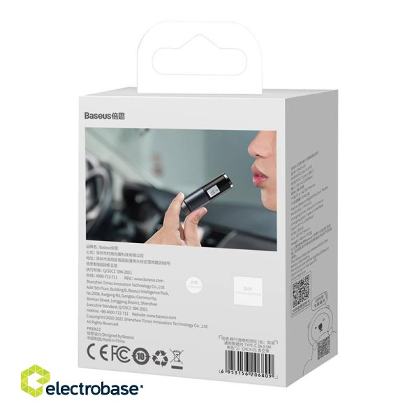 Breathless Electronic Breathalyzer with LCD Baseus (Black) image 9
