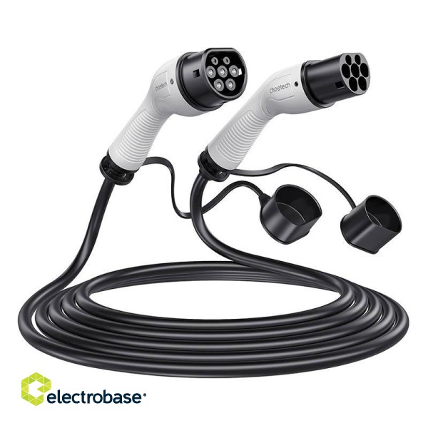 Electric Vehicle charger cable type-2  Choetech ACG11 3.5 kW (white) paveikslėlis 1