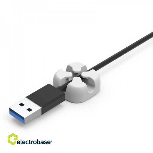 Cable holder organizer Orico (grey) image 3