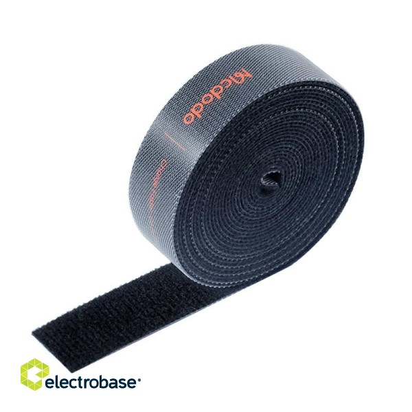 Velcro tape, cable organizer Mcdodo VS-0961, 3m (black) image 1
