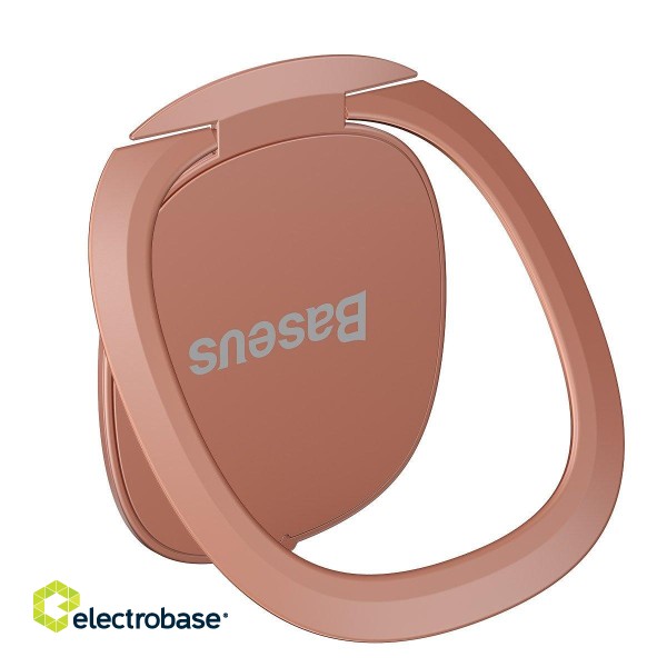 Baseus Invisible Ring holder for smartphones (rose gold) image 3