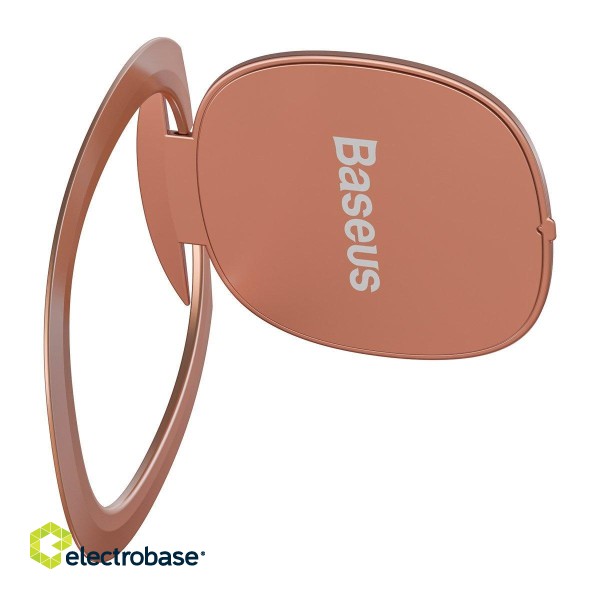 Baseus Invisible Ring holder for smartphones (rose gold) image 4
