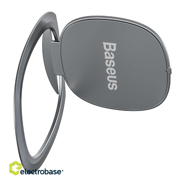Baseus Invisible Ring holder for smartphones (silver) paveikslėlis 3