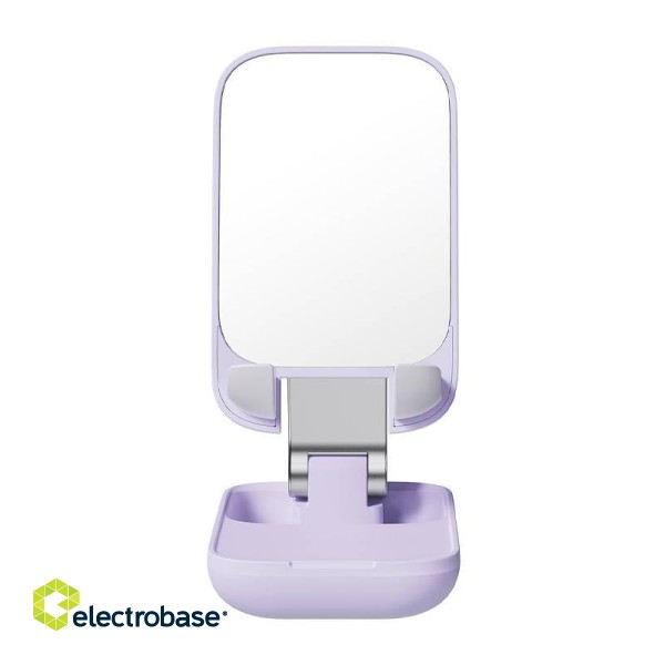 Folding phone stand Baseus with mirror (purple) фото 3