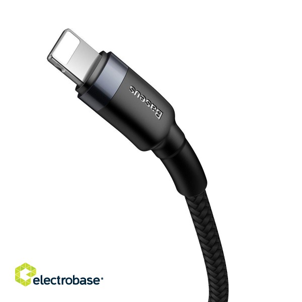Baseus Cafule Cable Type-C to iP PD 18W 1m Gray+Black image 7