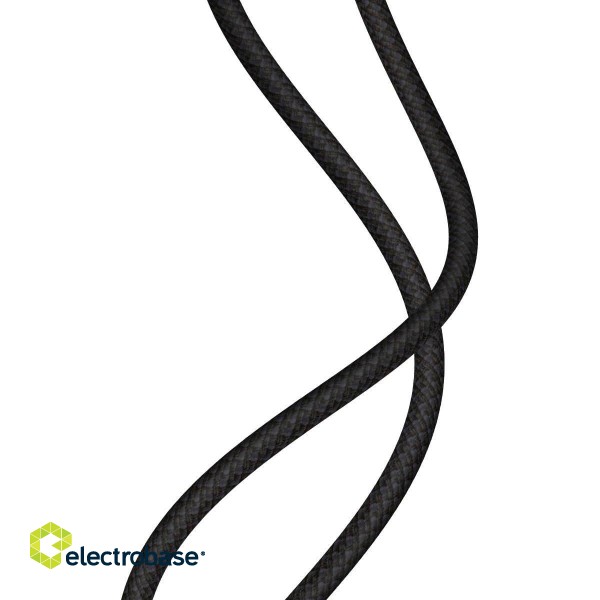 Baseus High Density Braided Cable Type-C to Lightning, PD,  20W, 1m (Black) paveikslėlis 2